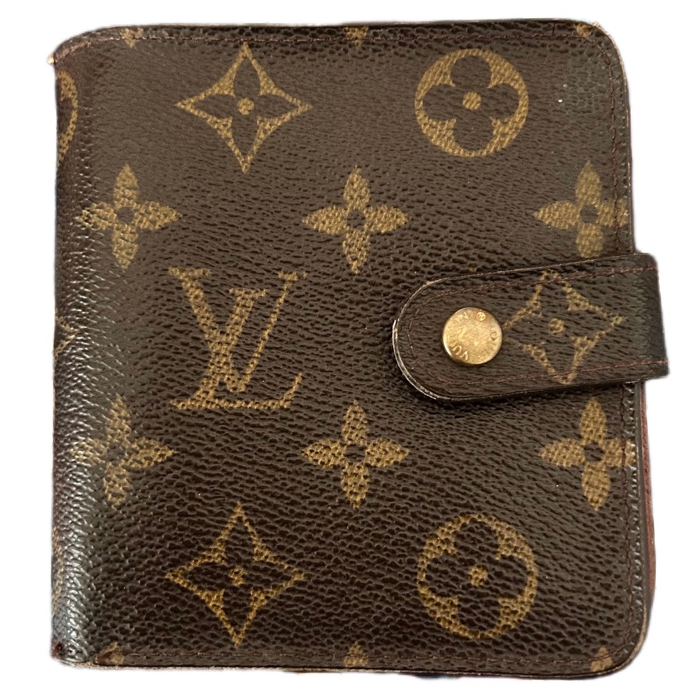 Vintage Louis Vuitton Monogram Compact Fold & Zip Wallet